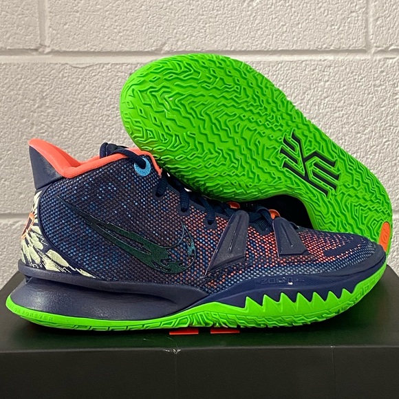 kyrie 7 navy green
